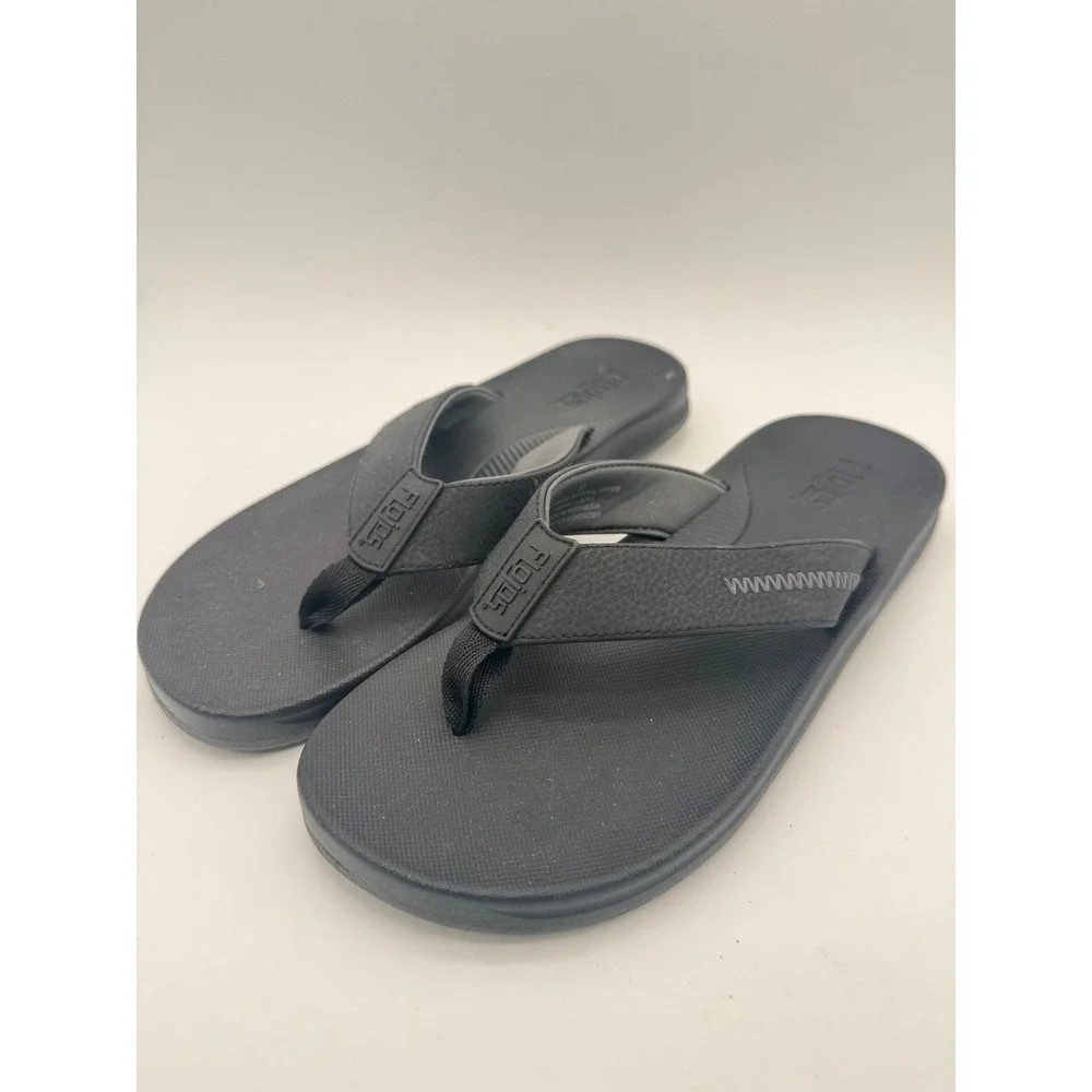 Flojos Flip Flops Black Men's Size 10 Comfort‎ Sandals Casual Thong